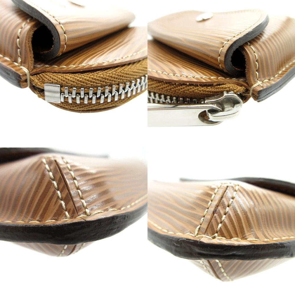 LOUIS VUITTON Coin case M60051 Epi Leather Camel Epi portomone shilling