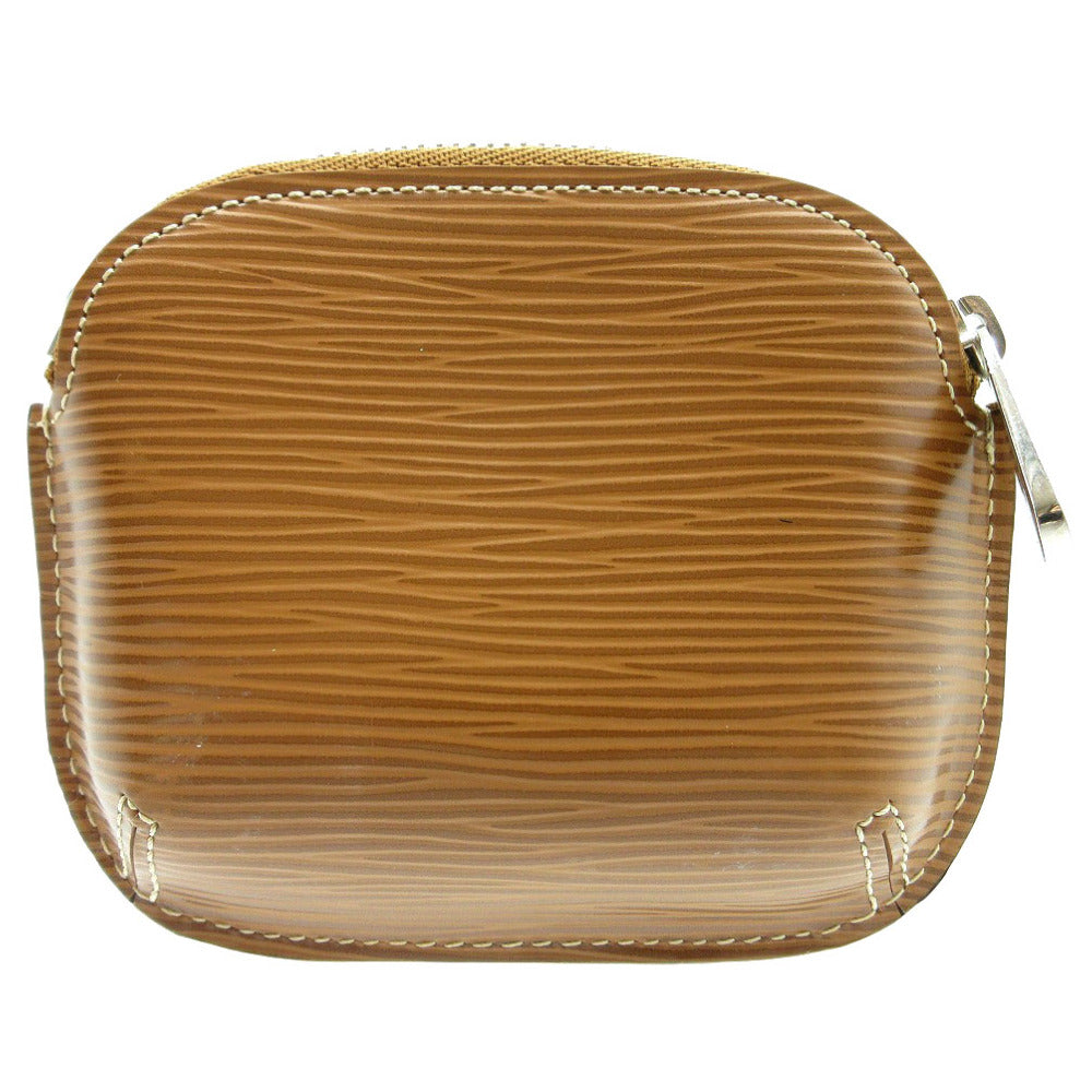 LOUIS VUITTON Coin case M60051 Epi Leather Camel Epi portomone shilling