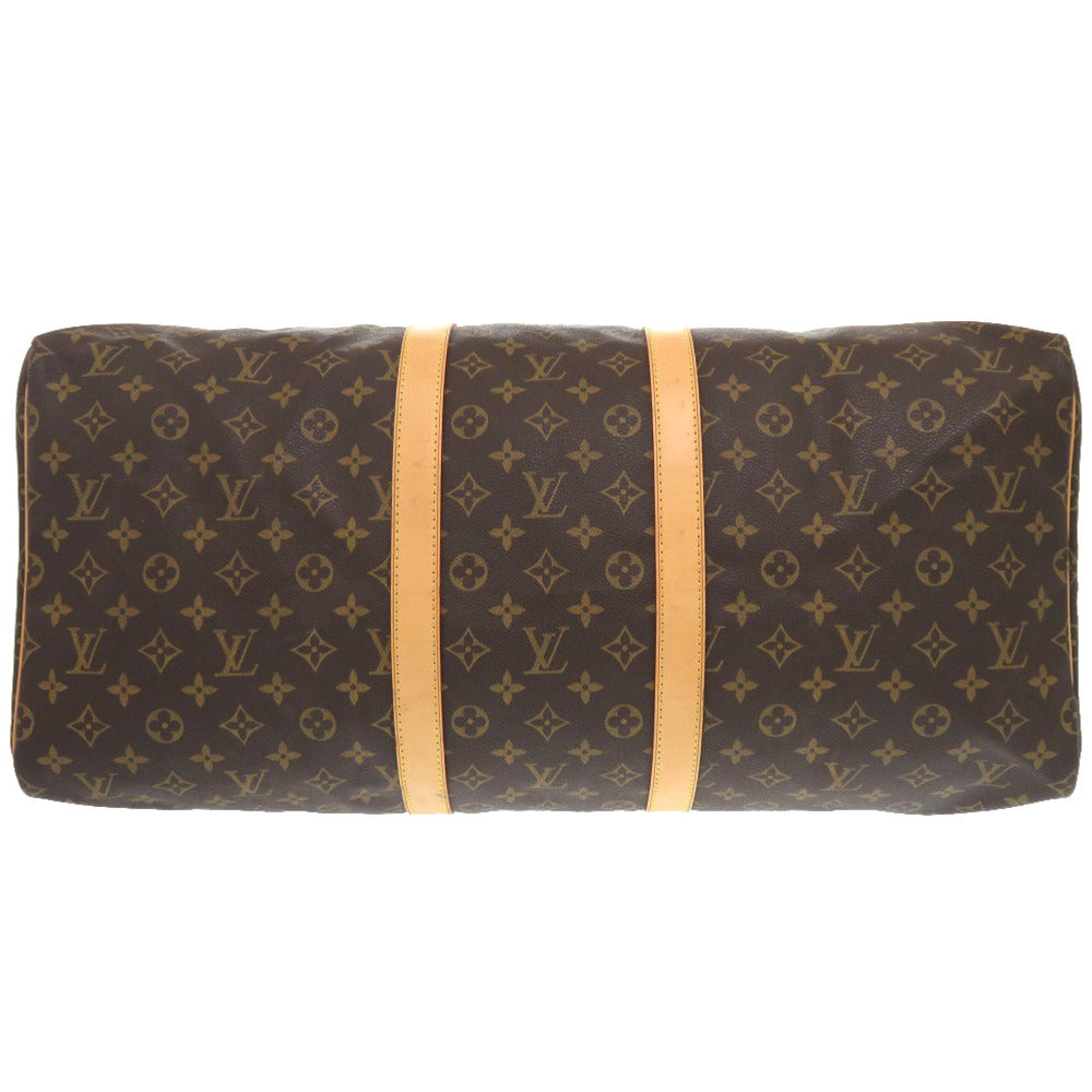 LOUIS VUITTON Boston Duffel bag M41424 Monogram canvas Brown Monogram Keepall 55 mens Used