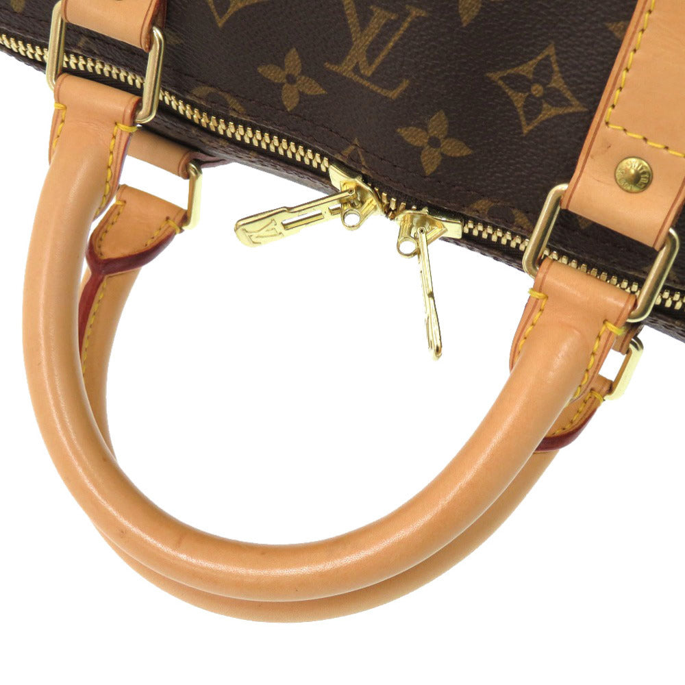 LOUIS VUITTON Boston Duffel bag M41424 Monogram canvas Brown Monogram Keepall 55 mens Used