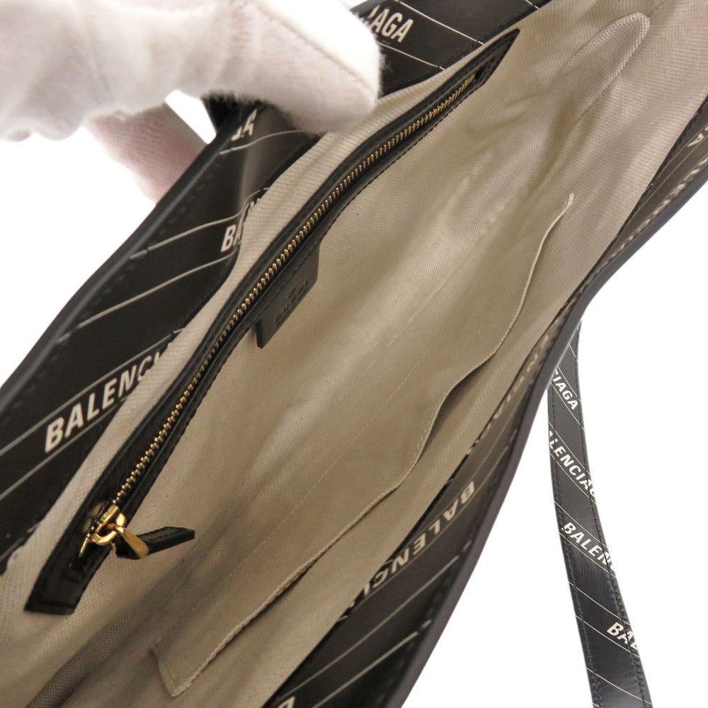 GUCCI Shoulder Bag 636712 leather black The Hacker Project Balenciaga Collaboration Jackie 1961 Women Used