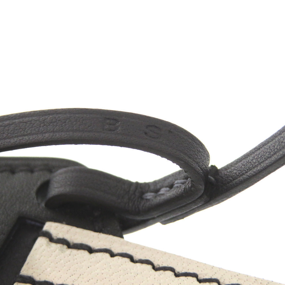 HERMES key ring Votadelakt, Chevre black Lock bag charm mens Used