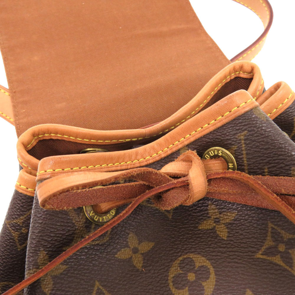 LOUIS VUITTON Backpack M51136 Monogram canvas Brown Monogram MontsourisMM
