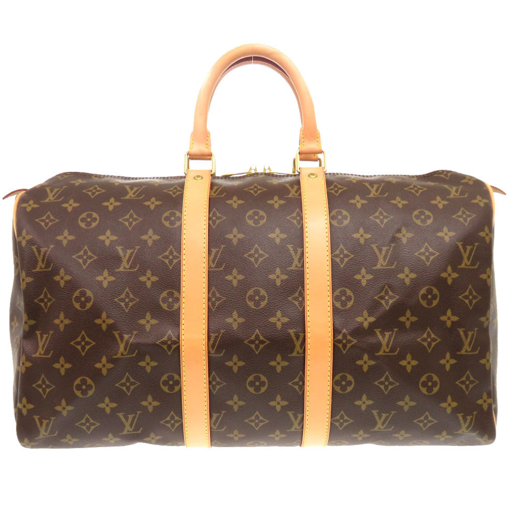 LOUIS VUITTON Boston Duffel bag M41428 Monogram canvas Brown Monogram Keepall 45