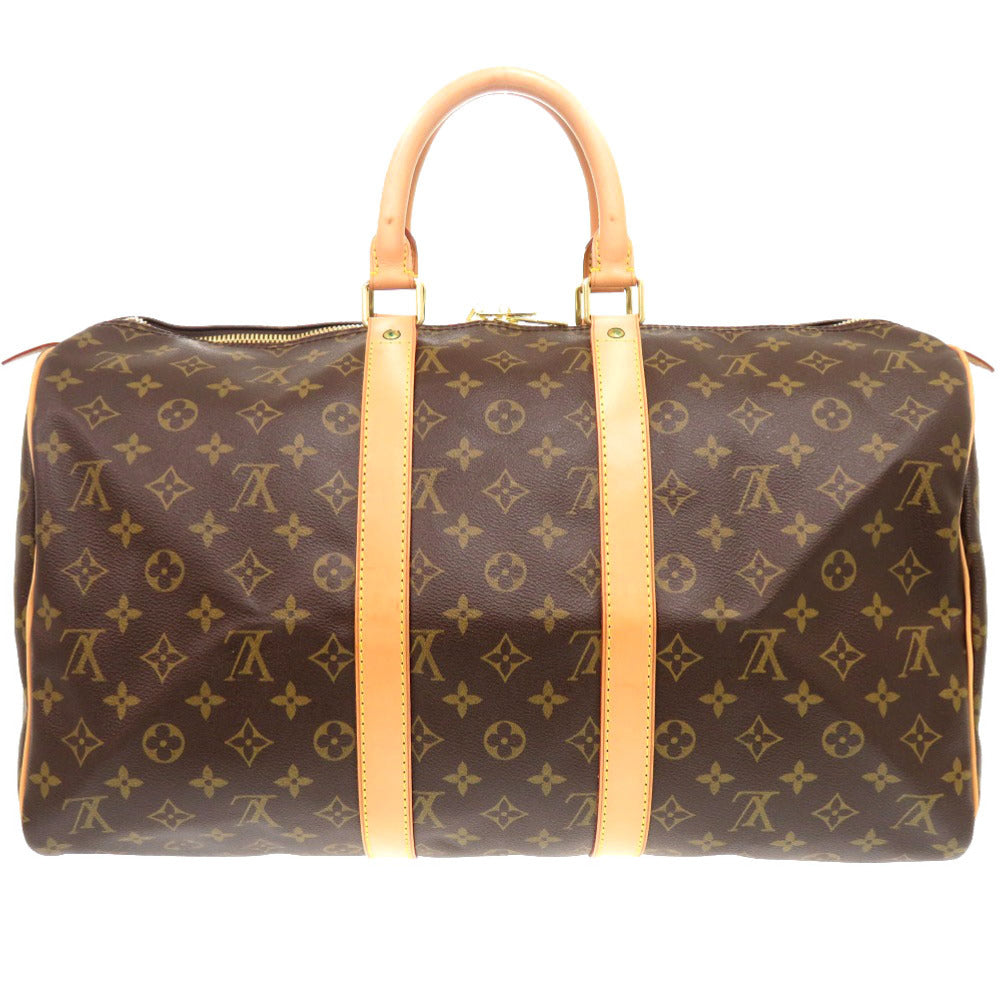 LOUIS VUITTON Boston Duffel bag M41428 Monogram canvas Brown Monogram Keepall 45