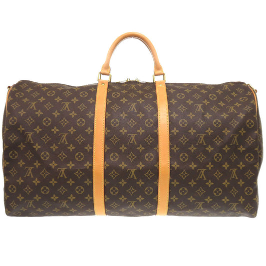 LOUIS VUITTON Boston Duffel bag M41414 Monogram canvas Brown Monogram Keepall bandouliere55