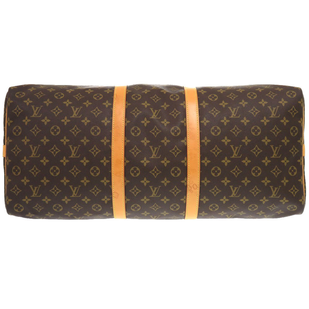 LOUIS VUITTON Boston Duffel bag M41414 Monogram canvas Brown Monogram Keepall bandouliere55