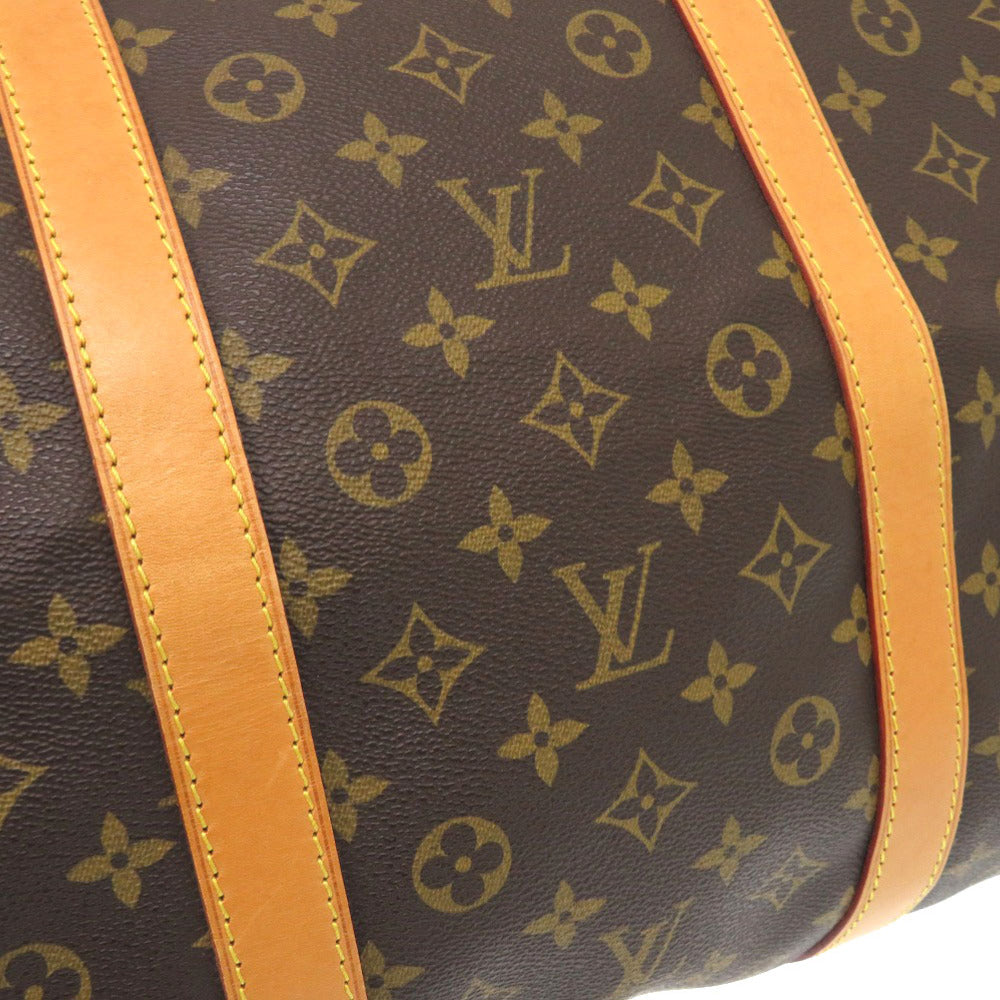 LOUIS VUITTON Boston Duffel bag M41414 Monogram canvas Brown Monogram Keepall bandouliere55