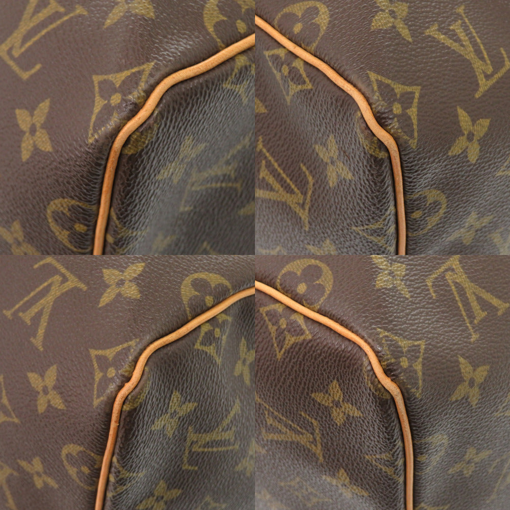 LOUIS VUITTON Boston Duffel bag M41424 Monogram canvas Brown Monogram Keepall 55 mens Used
