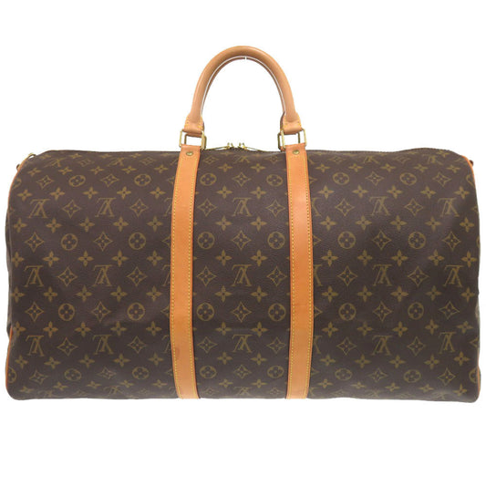 LOUIS VUITTON Boston Duffel bag M41412 Monogram canvas Brown Monogram Keepall bandouliere60