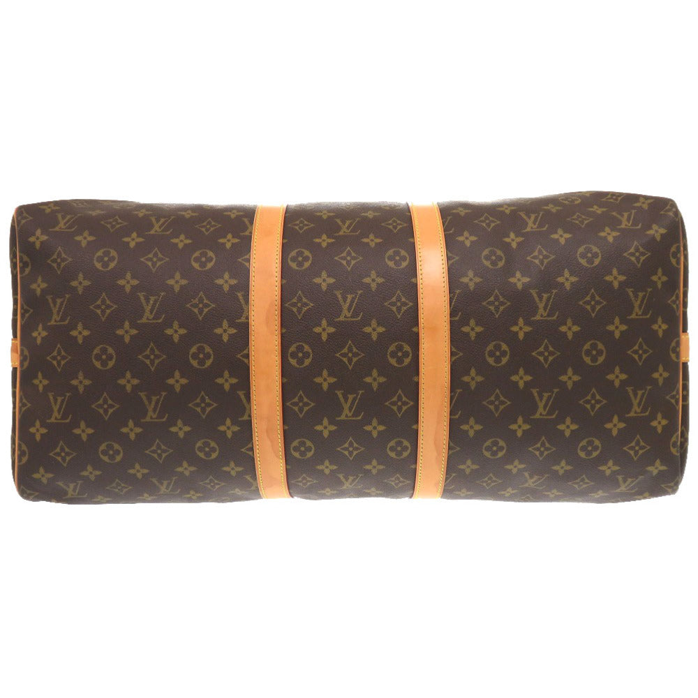 LOUIS VUITTON Boston Duffel bag M41412 Monogram canvas Brown Monogram Keepall bandouliere60