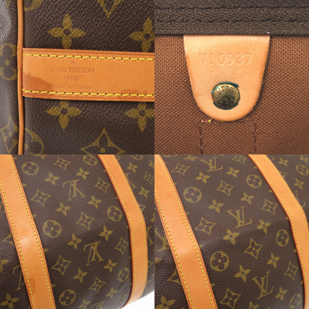 LOUIS VUITTON Boston Duffel bag M41412 Monogram canvas Brown Monogram Keepall bandouliere60