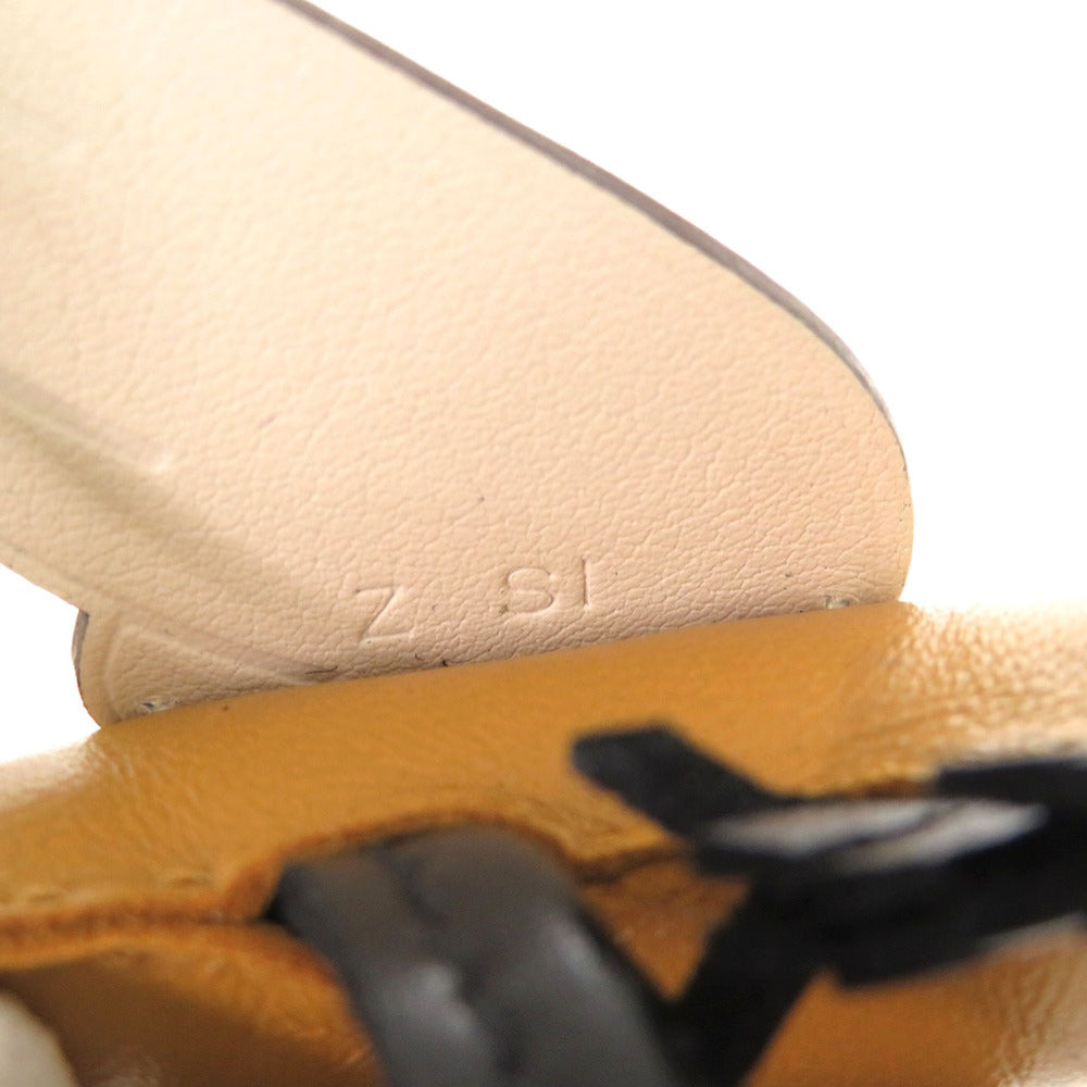 HERMES key ring leather Sesame Rodeo Pegasus PM