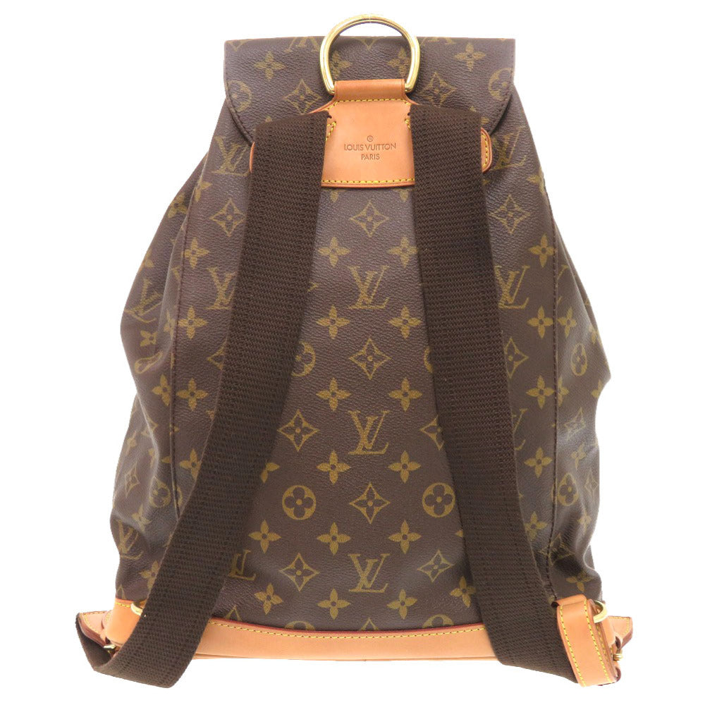 LOUIS VUITTON Backpack M51135 Monogram canvas Brown Monogram MontsourisGM
