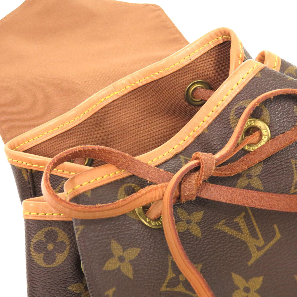 LOUIS VUITTON Backpack M51135 Monogram canvas Brown Monogram MontsourisGM