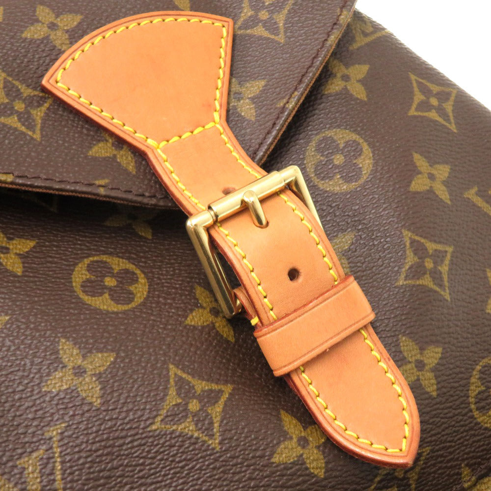 LOUIS VUITTON Backpack M51135 Monogram canvas Brown Monogram MontsourisGM
