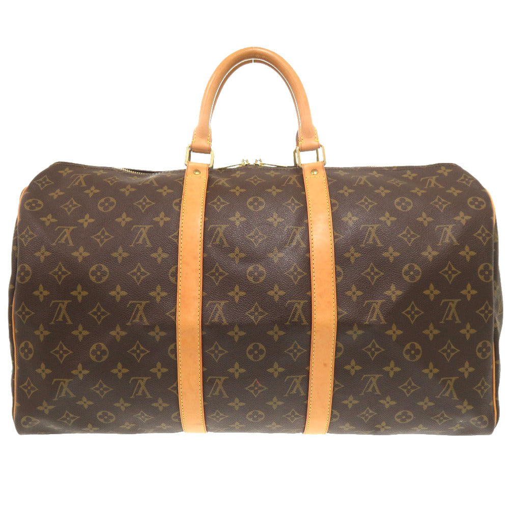 LOUIS VUITTON Boston Duffel bag M41426 Monogram canvas Brown Monogram Keepall 50