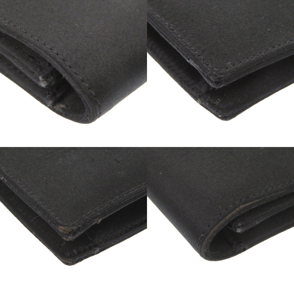 HERMES Clutch bag Satin black Fako Women(Unisex) Used