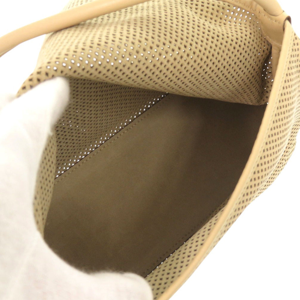 GUCCI Handbag leather beige