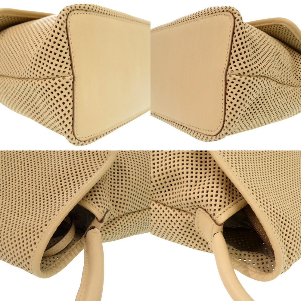 GUCCI Handbag leather beige