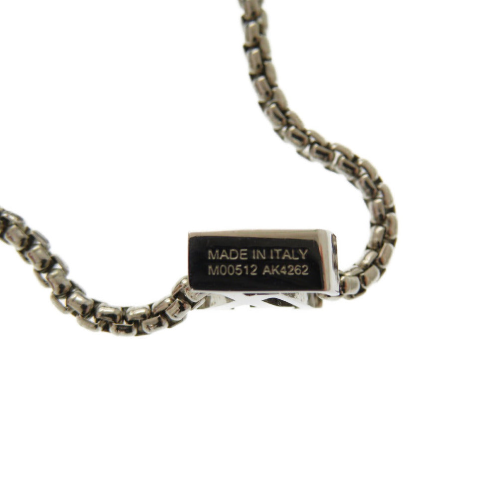 LOUIS VUITTON bracelet M00512 metal Silver Monogram Beads blur Rubbed t Women Used