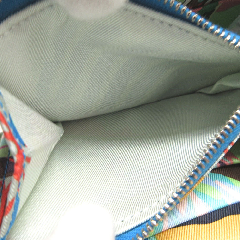 HERMES Coin case Epsom, Silk Veil Fizz Zip Around Azap compact silk in Women(Unisex) Used