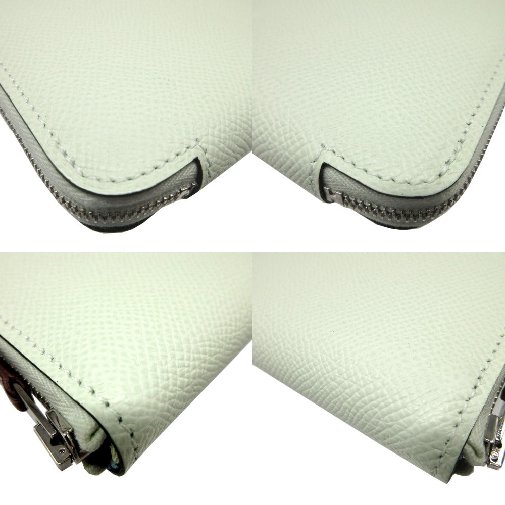 HERMES Coin case Epsom, Silk Veil Fizz Zip Around Azap compact silk in Women(Unisex) Used