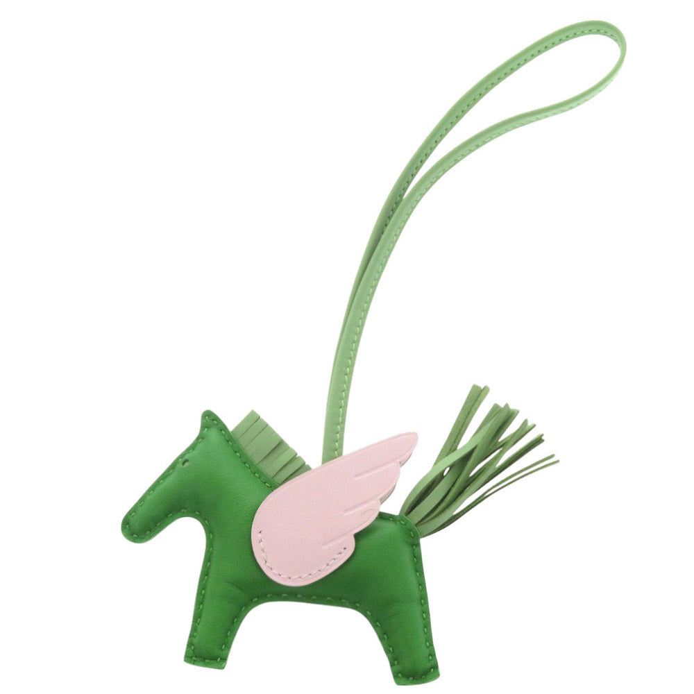 HERMES key ring Annuomiro, Swift Vert Yucca Rodeo Pegasus PM