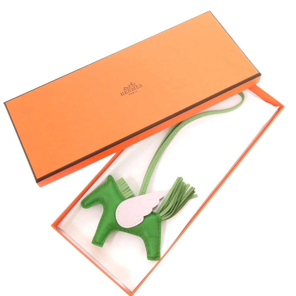 HERMES key ring Annuomiro, Swift Vert Yucca Rodeo Pegasus PM