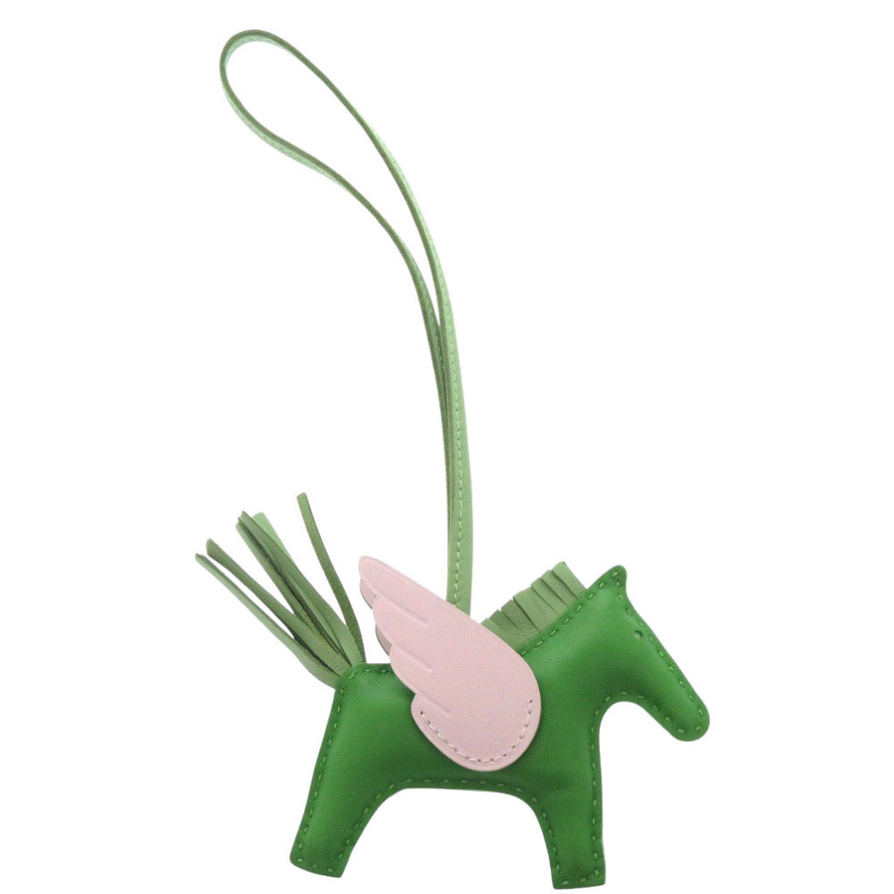 HERMES key ring Annuomiro, Swift Vert Yucca Rodeo Pegasus PM