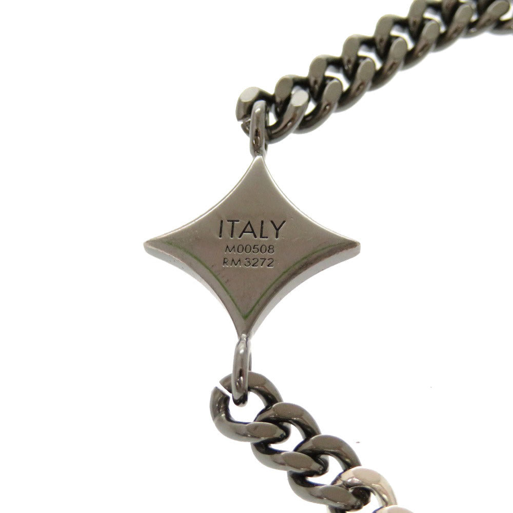 LOUIS VUITTON bracelet M00508 metal Silver LV Instinct mens Used
