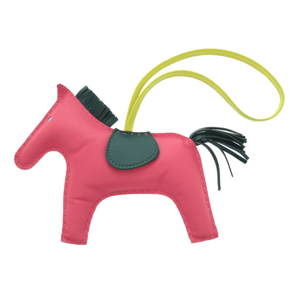 HERMES key ring Anyo Miro Rose azare Rodeo GM Women Used