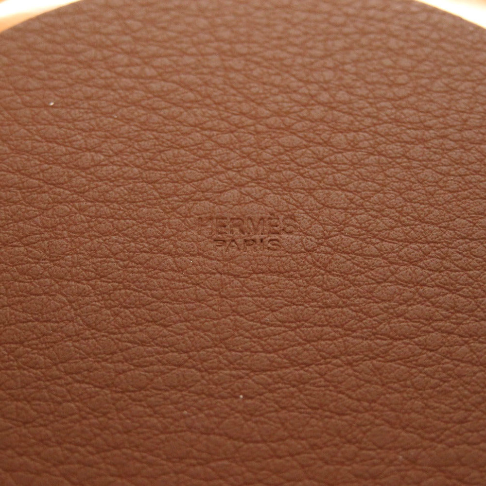 HERMES Other miscellaneous goods Wood Jones Citron Box Bag MM Jaune Citron Lacquer Wood Hand Painted