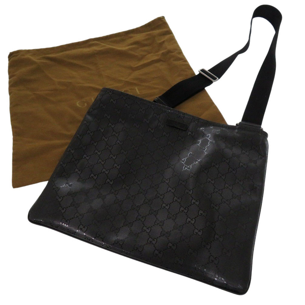 GUCCI Shoulder Bag Coated canvas, leather black Impreme Shoulder Bag