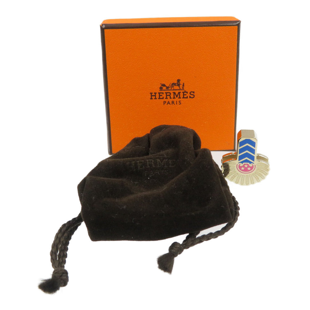 HERMES Scarf ring metal gold Twilly Ring Epaulette