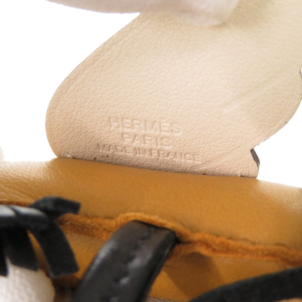HERMES key ring leather Sesame Rodeo Pegasus PM