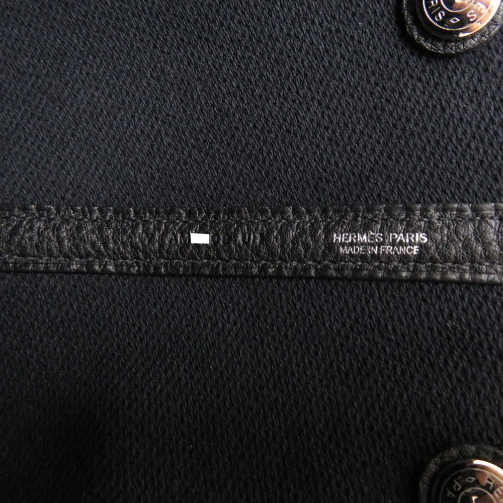 HERMES Tote Bag Toile H, Negonda gray Garden party 36