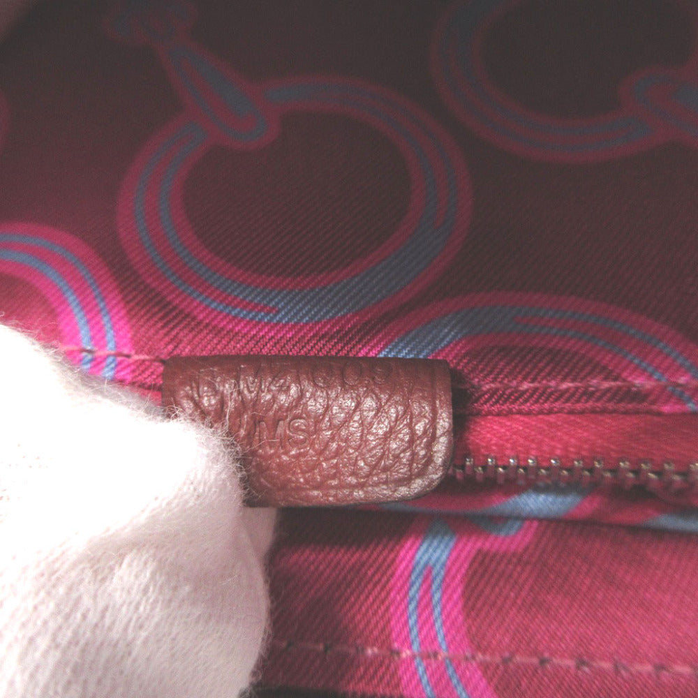 HERMES Coin case Evercolor, Silk Rouge ash Zip Around Azap compact silk in Women(Unisex) Used