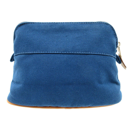 HERMES Pouch cotton blue Bolide Pouch 20 PM Women Used