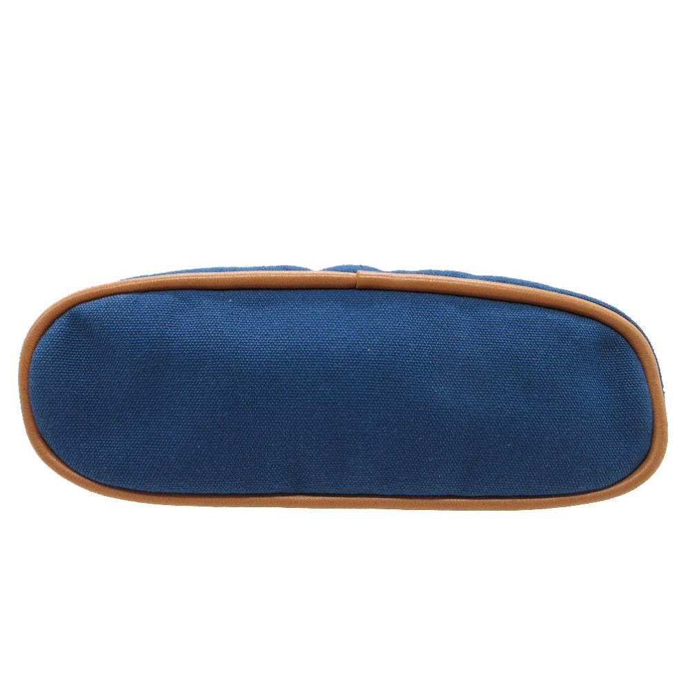 HERMES Pouch cotton blue Bolide Pouch 20 PM Women Used