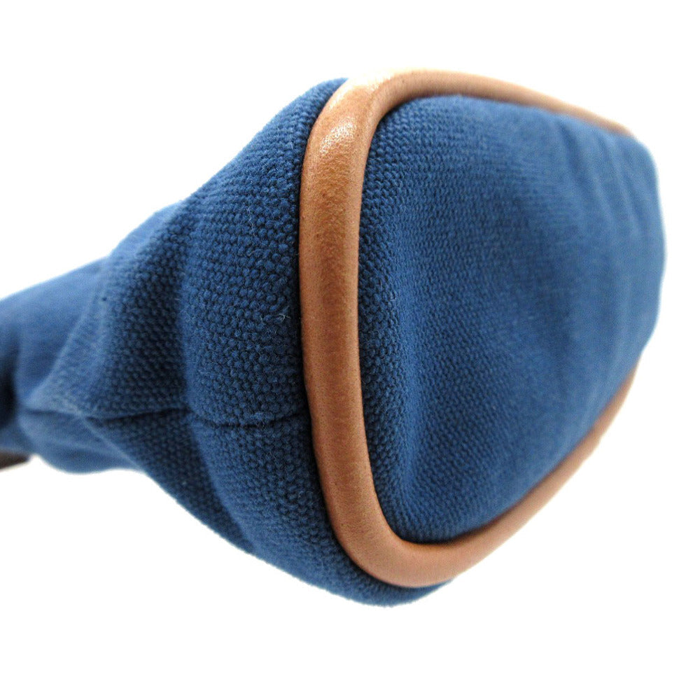 HERMES Pouch cotton blue Bolide Pouch 20 PM Women Used