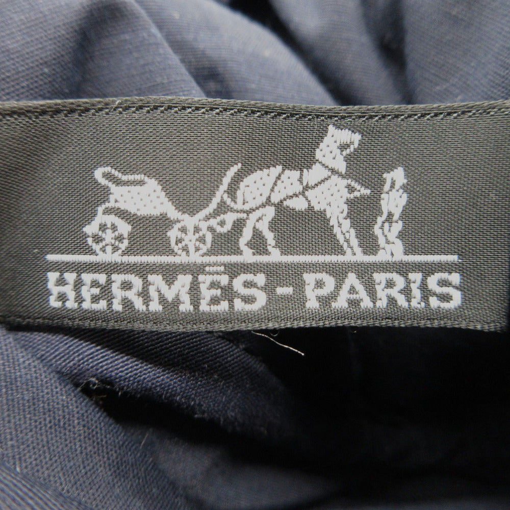 HERMES Pouch cotton blue Bolide Pouch 20 PM Women Used
