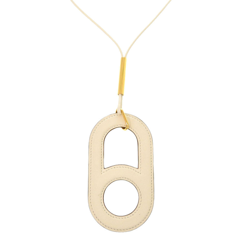 HERMES Necklace Vaux Swift Nata Variations