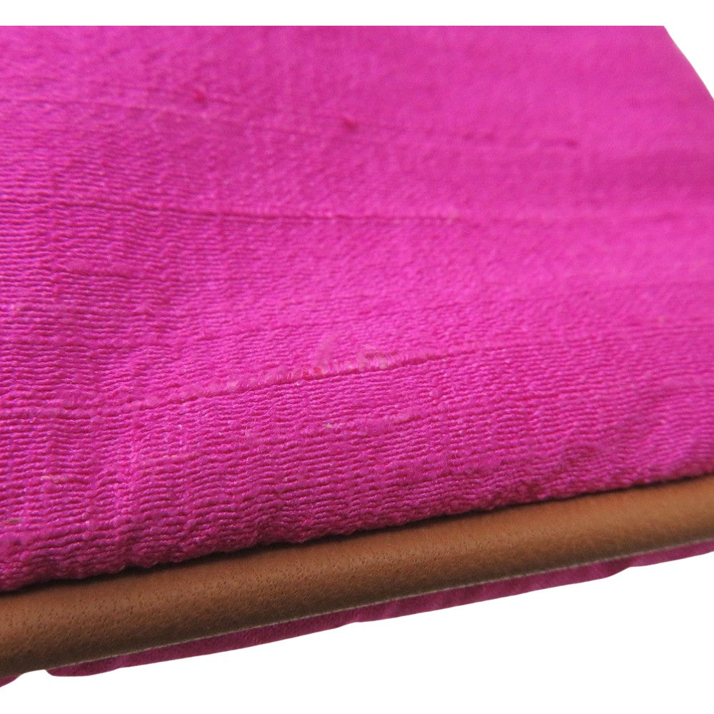 HERMES Pouch silk Rose Pivoine Hermes Bolide Pouch 16 Silk Women Used