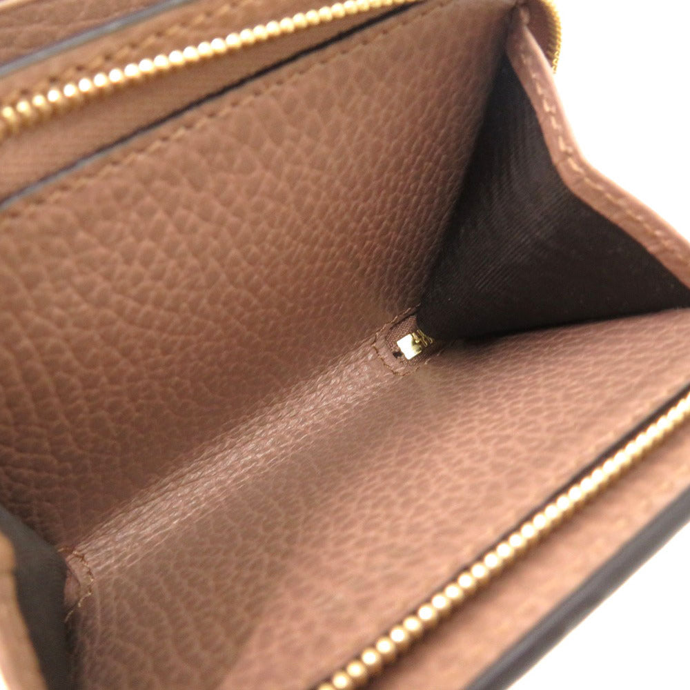 GUCCI Bifold Wallet 598587 GG Supreme, Leather beige GG Marmont Compact wallet