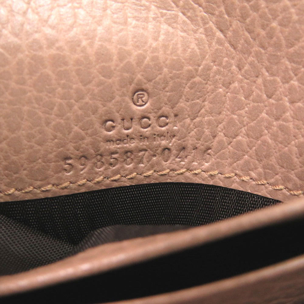 GUCCI Bifold Wallet 598587 GG Supreme, Leather beige GG Marmont Compact wallet