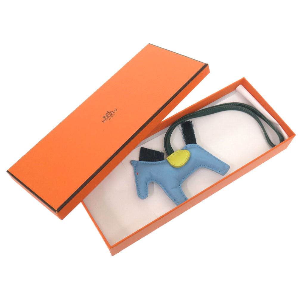HERMES key ring Anjou Milo, Crinolan Celeste Rodeo PM