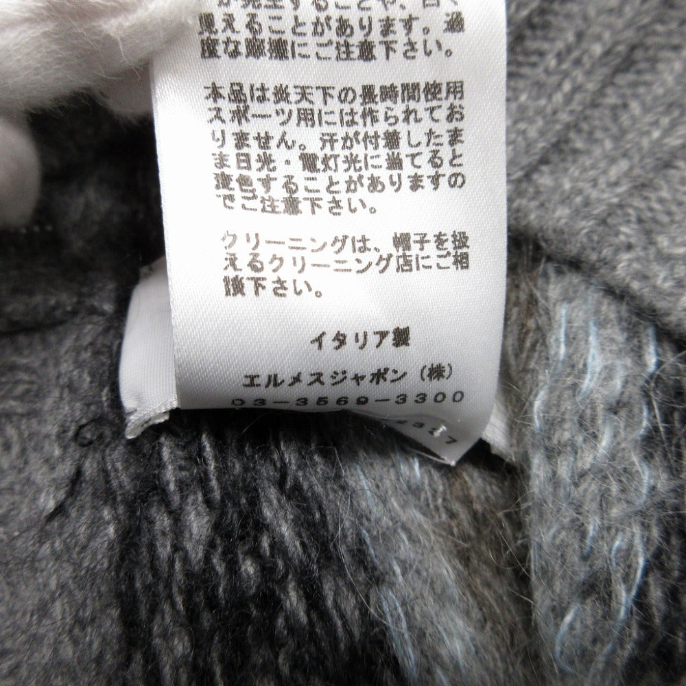 HERMES Other hats Cashmere, Wool gray M