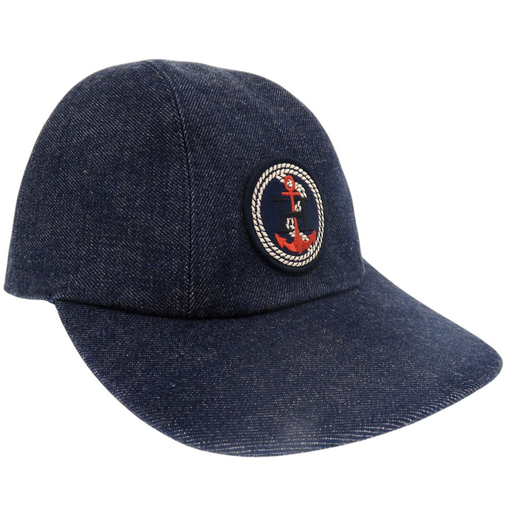 HERMES Other hats cotton Indigo 59