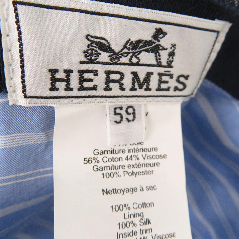 HERMES Other hats cotton Indigo 59